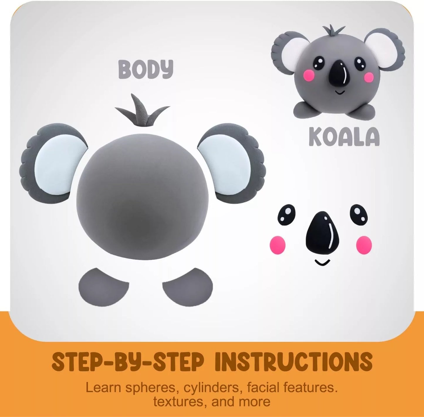 "Ο κόσμος των ζώων" Air Clay – μαλακός πηλός που στεγνώνει στον αέρα και δεν θρυμματίζεται (3+)