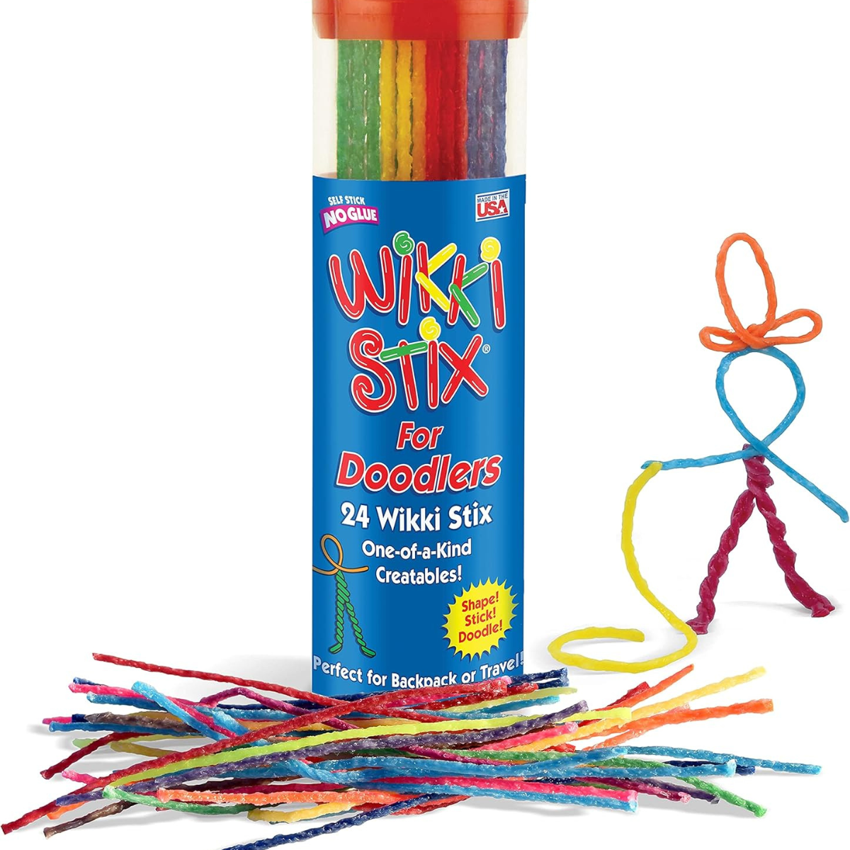 Wikki Stix για Μουτζουρογράφους – Δημιουργικότητα Εν Κινήσει! (24 τεμ., Νέον & Βασικά Χρώματα, Ηλικίες 3+)