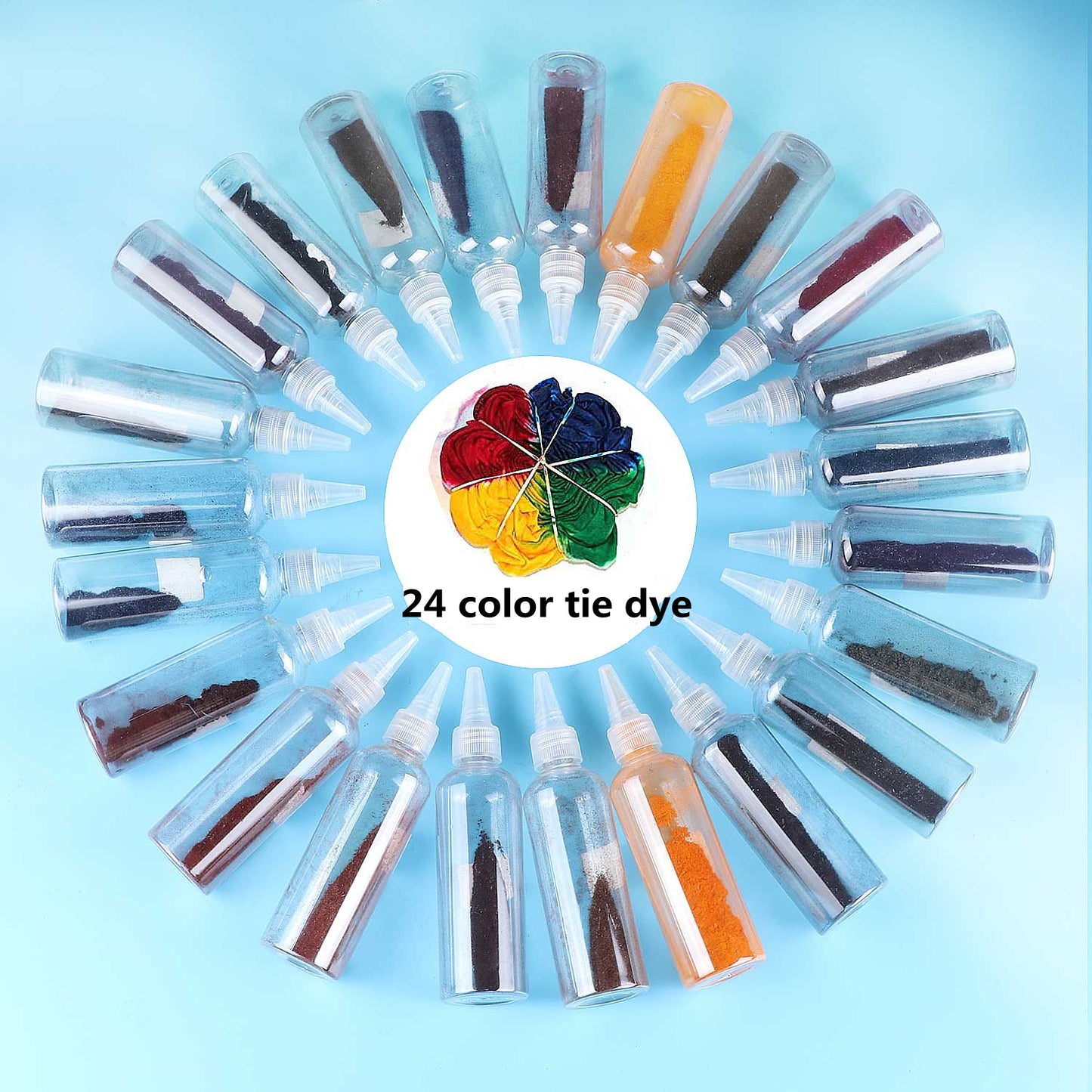 Σετ Βαφής Tie-Dye 24 Χρωμάτων – Απελευθέρωσε τη δημιουργικότητα!