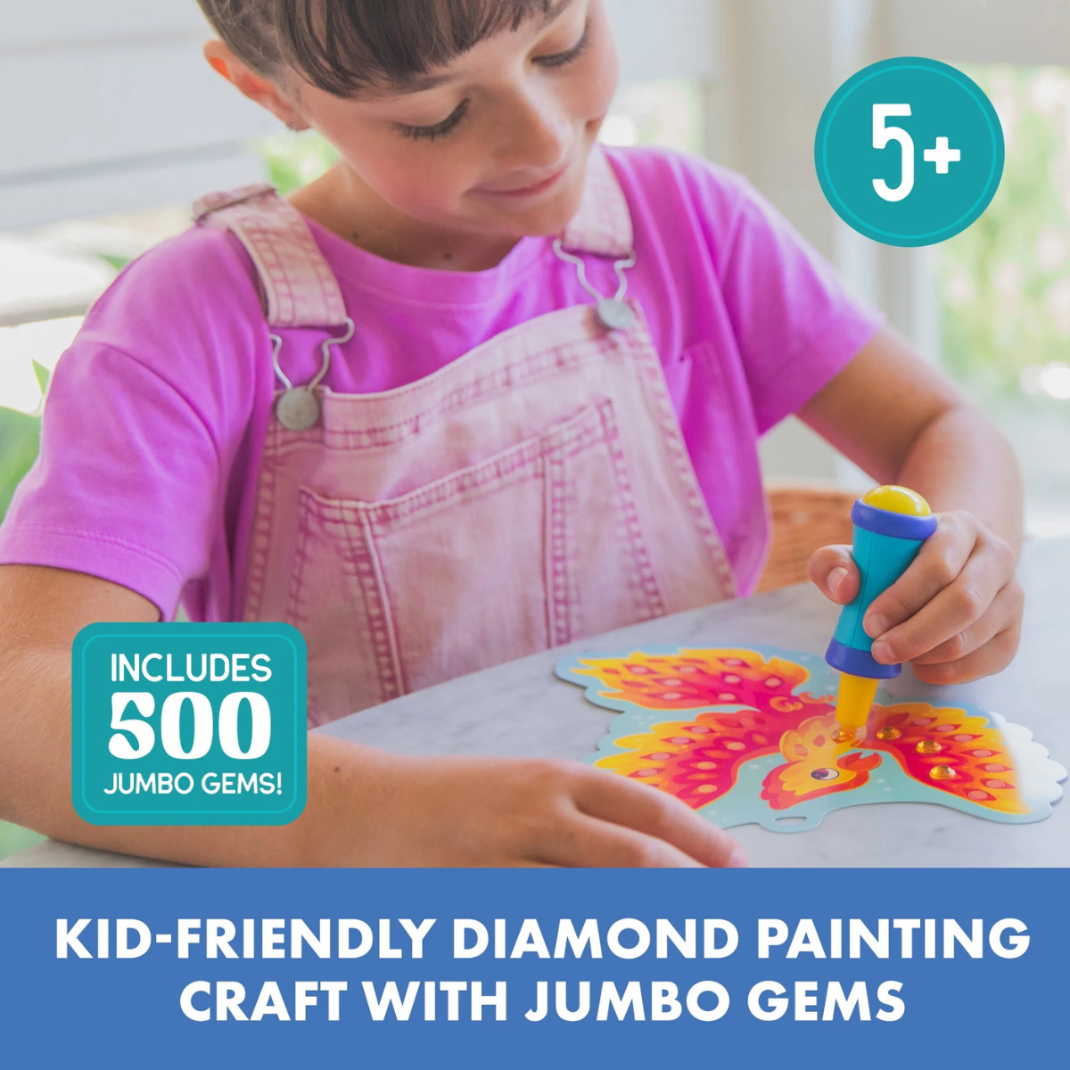 Jumbo Gem Kit - Σετ Χειροτεχνίας και Καλλιτεχνίας για Παιδιά DIY (3+ ετών)