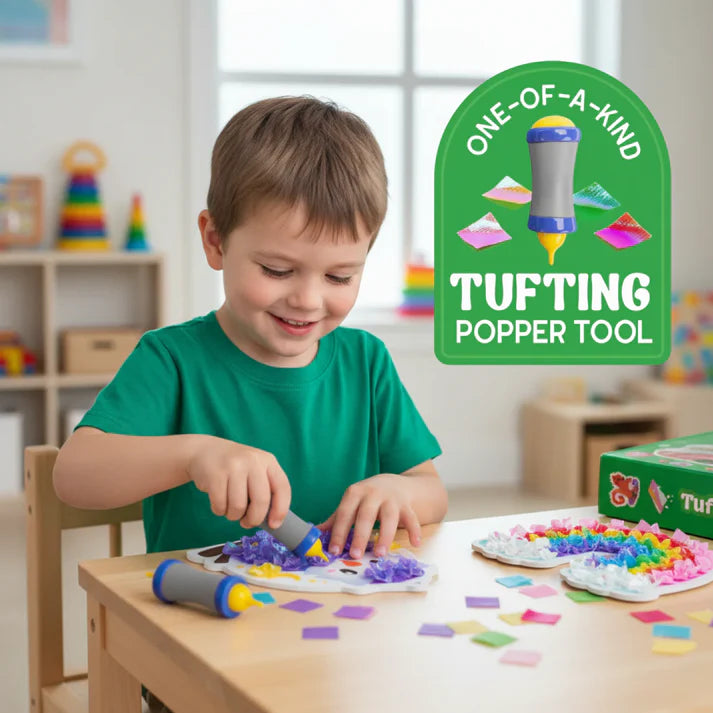 Δημιουργικό Πακέτο 2+1 ΔΩΡΕΑΝ | Σετ Tufting + Σετ Pom Pom + Foil Fun | Για παιδιά ηλικίας 6+