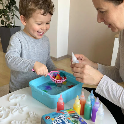 Μαγικοί υδάτινοι νάνοι με ΓΚΛΙΤΕΡ | Θαλάσσιος κόσμος