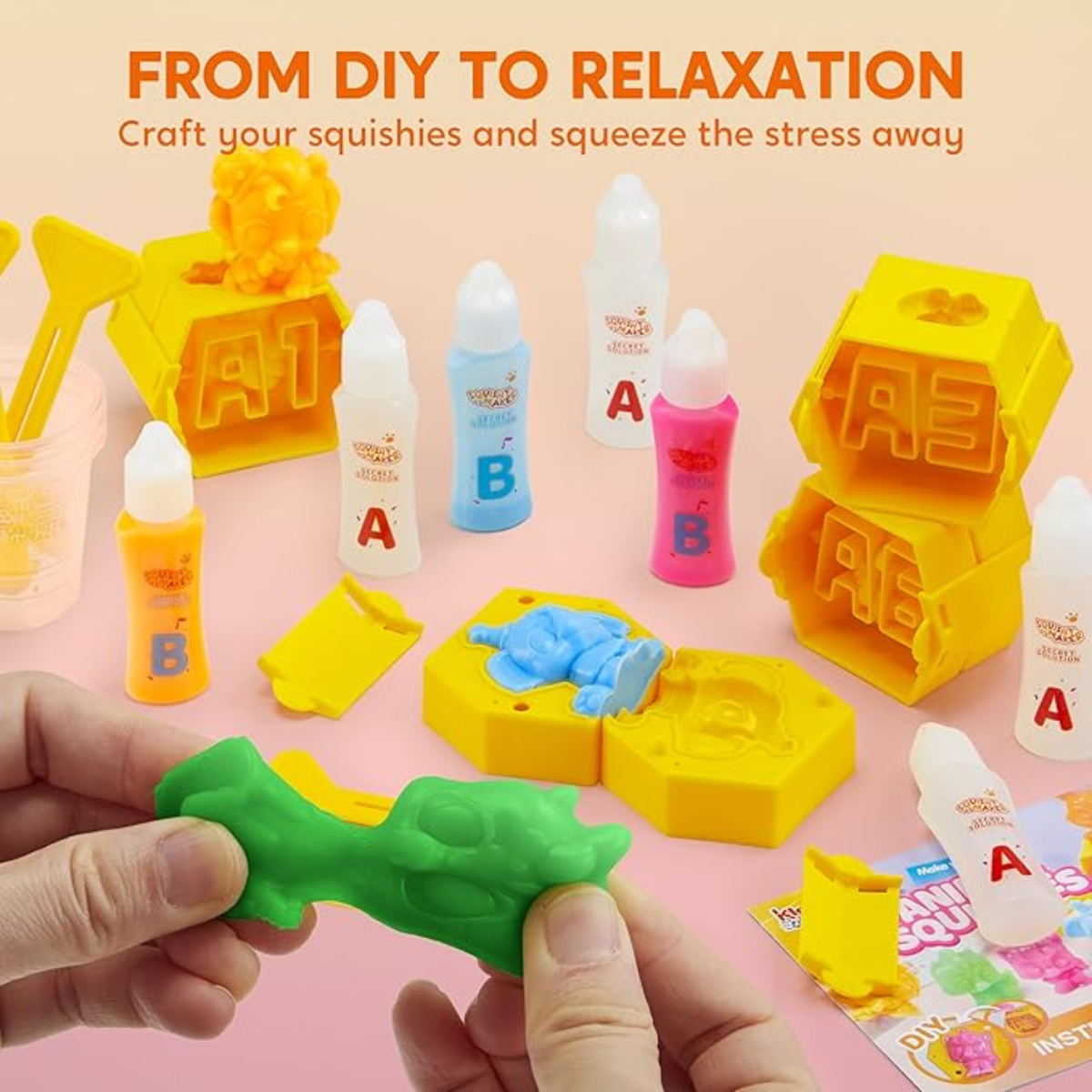 Δημιουργικό DIY Σετ Squishy Φιγούρων (6+ ετών)