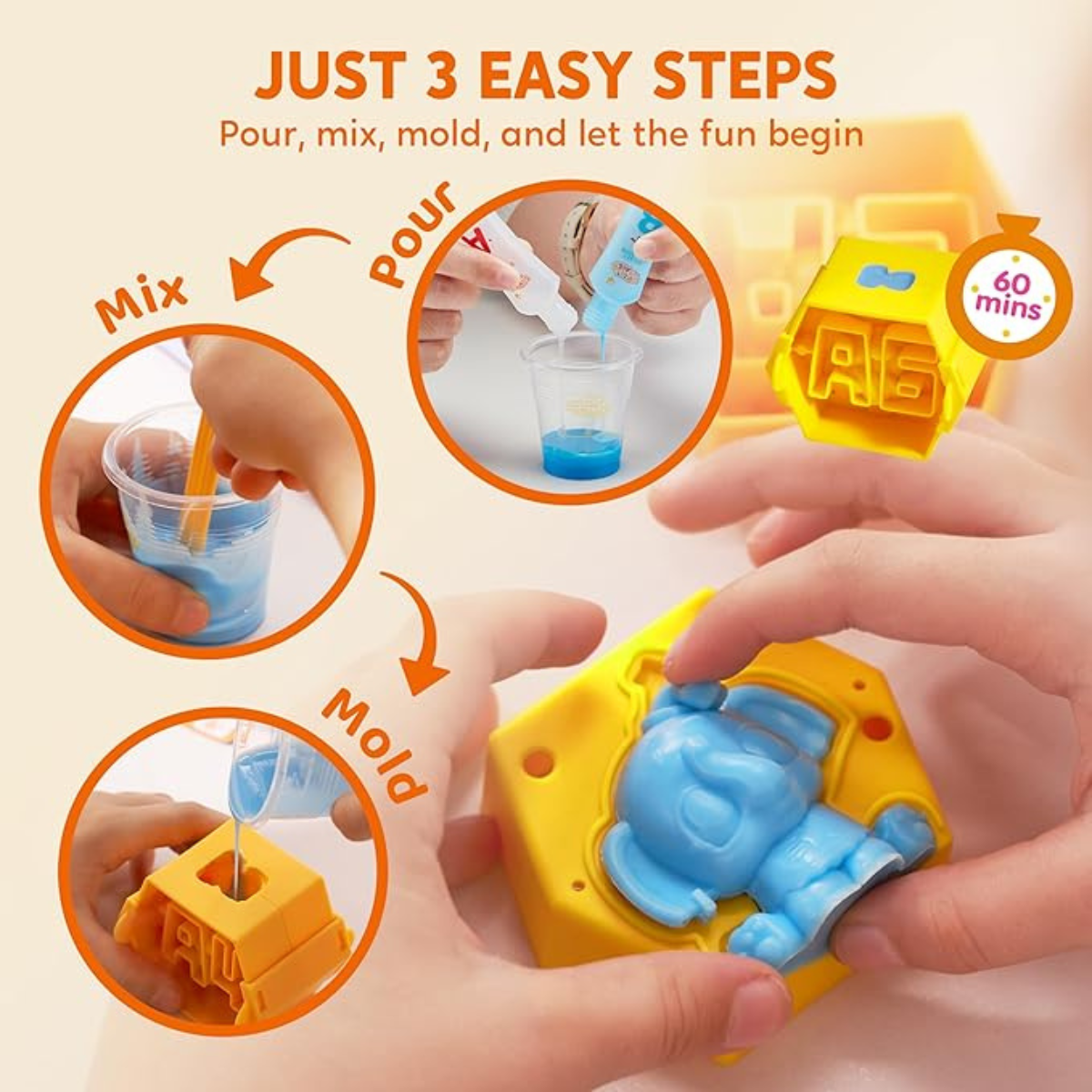 Δημιουργικό DIY Σετ Squishy Φιγούρων (6+ ετών)
