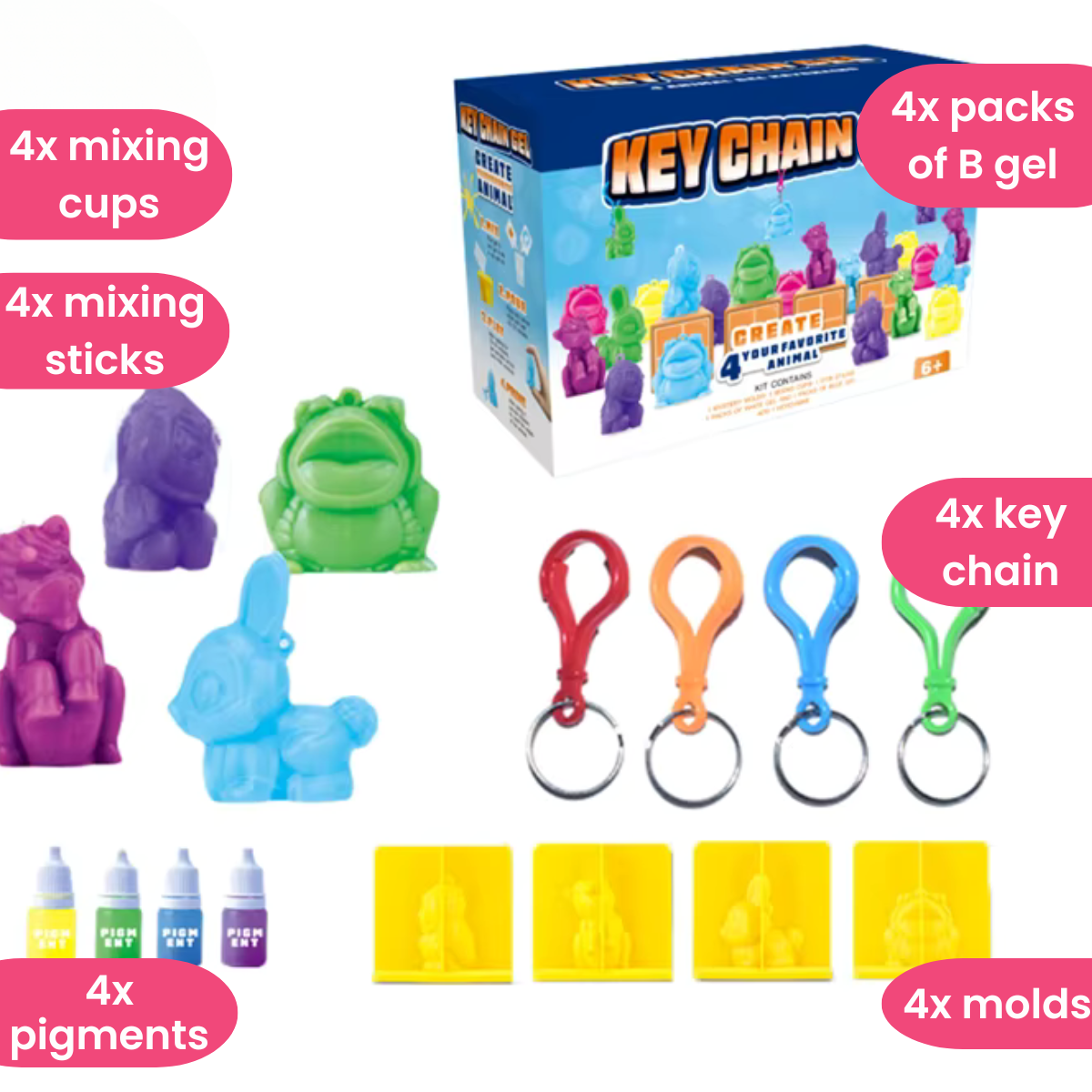 Δημιουργικό DIY Σετ Squishy Φιγούρων (6+ ετών)