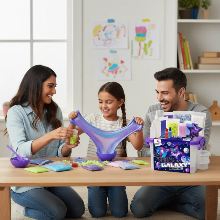 Σετ Δημιουργικού SLIME 19 τεμαχίων | Γαλαξίας