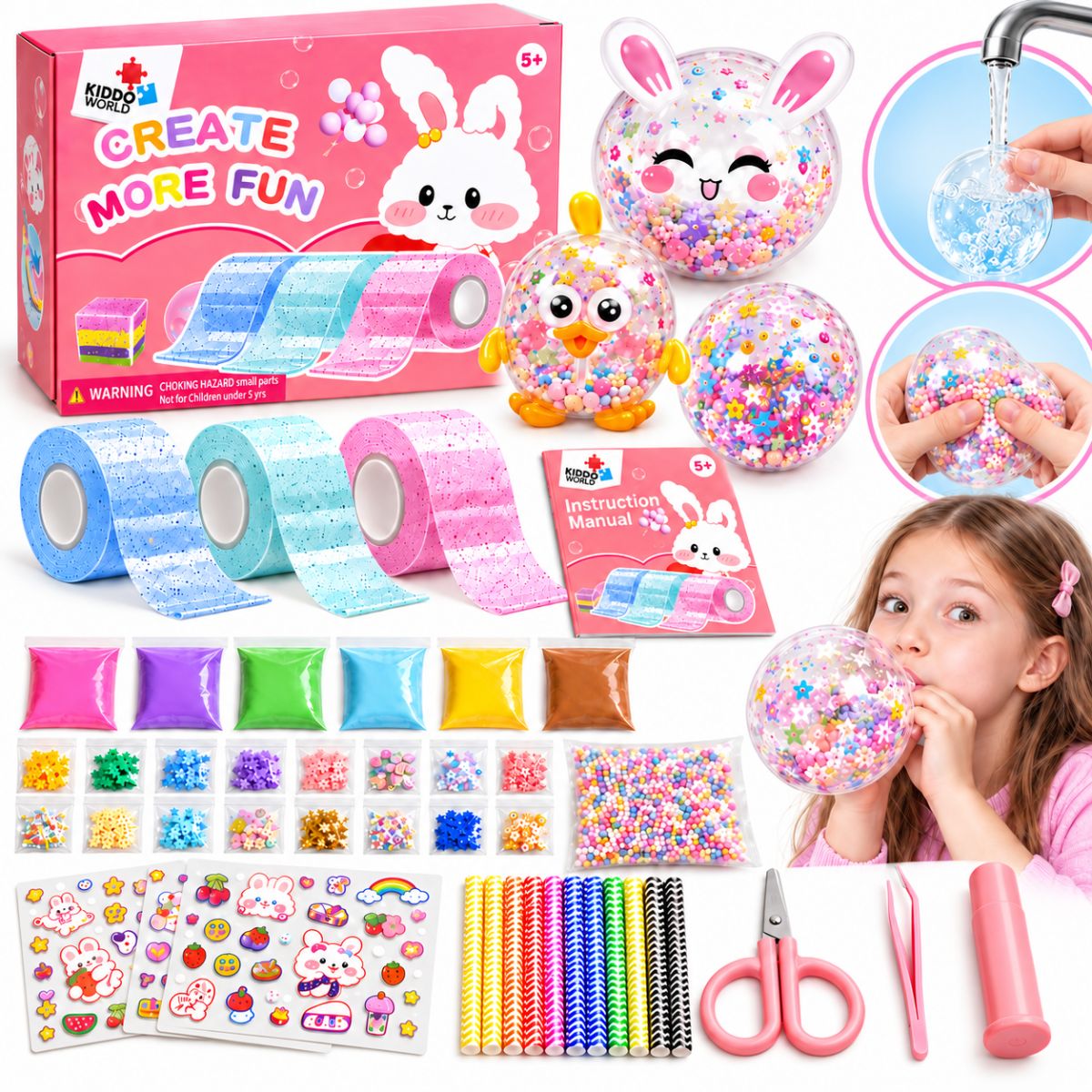Nano Tape Bubble Squishies – Δημιουργικό σετ 41 τεμαχίων (4+ ετών)