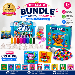ΠΑΚΕΤΟ TOPSELLER: Magic Water Squishies & Pom Pom Kit