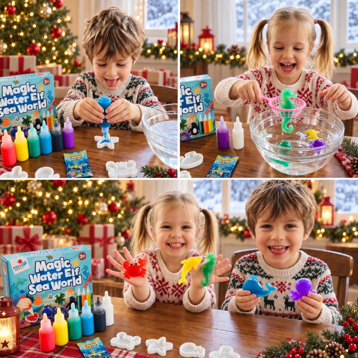 Magic Water Squishies – δημιουργικό σετ για την κατασκευή 3D φιγούρων | 3+ ετών