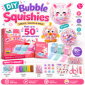 DIY Bubble Squishies Kit 41 τεμαχίων (4+ ετών)