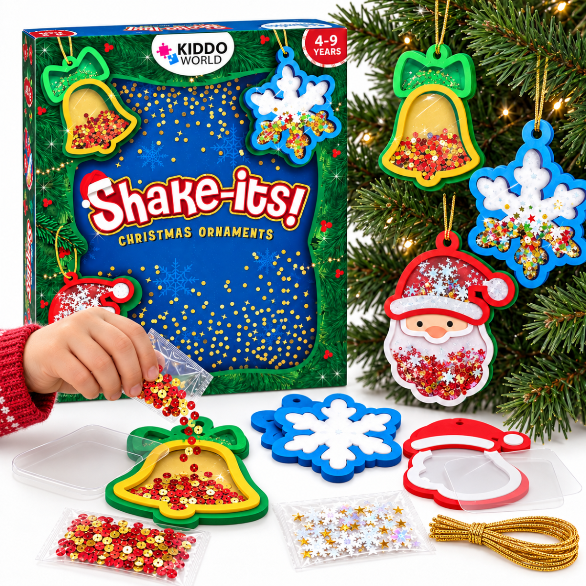 Shake-Its – Δημιουργικό σετ για την κατασκευή γιορτινών στολιδιών (4+ ετών)