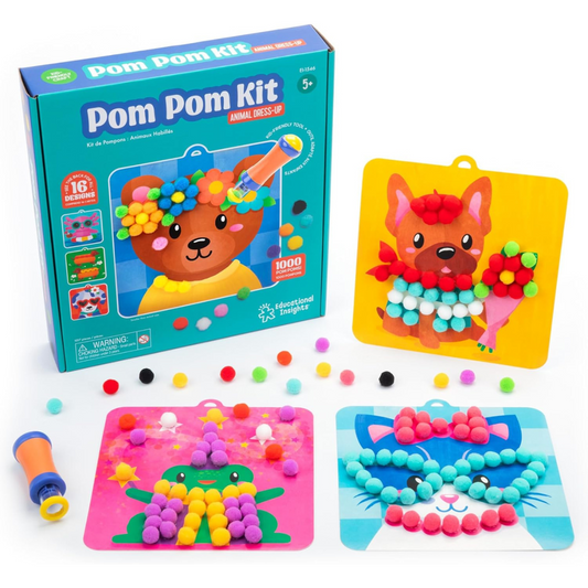Crafty Pom Pom Kit – Το Σετ για Αφράτη Δημιουργία