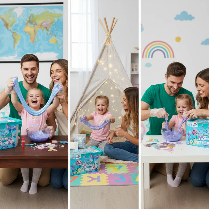 Σετ Δημιουργικού SLIME 19 τεμαχίων | Υποβρύχιος Κόσμος