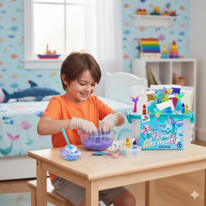 Σετ Δημιουργικού SLIME 19 τεμαχίων | Υποβρύχιος Κόσμος