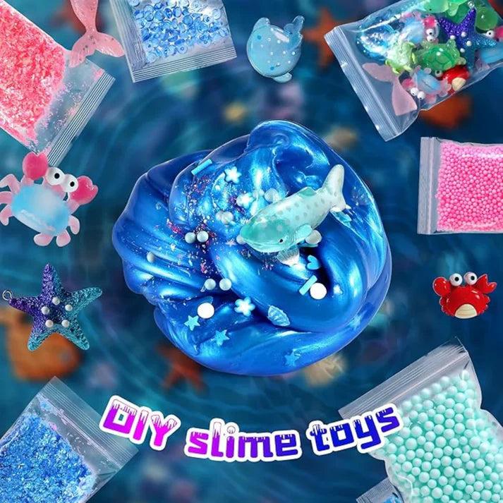 Slime σετ 3 σε 1 – Galaxy Slime, Ice Cream Slime και Mermaid Ocean Slime! (4+ ετών)