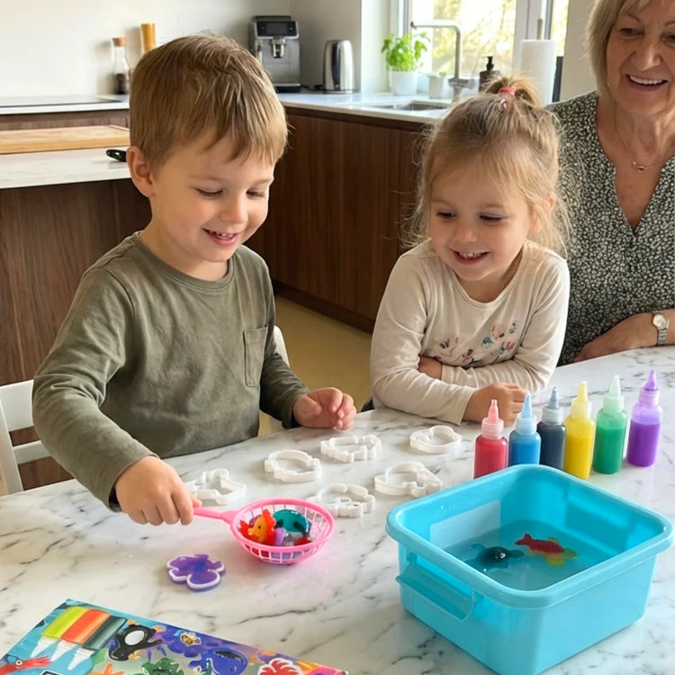 Μαγικοί υδάτινοι νάνοι με ΓΚΛΙΤΕΡ | Θαλάσσιος κόσμος