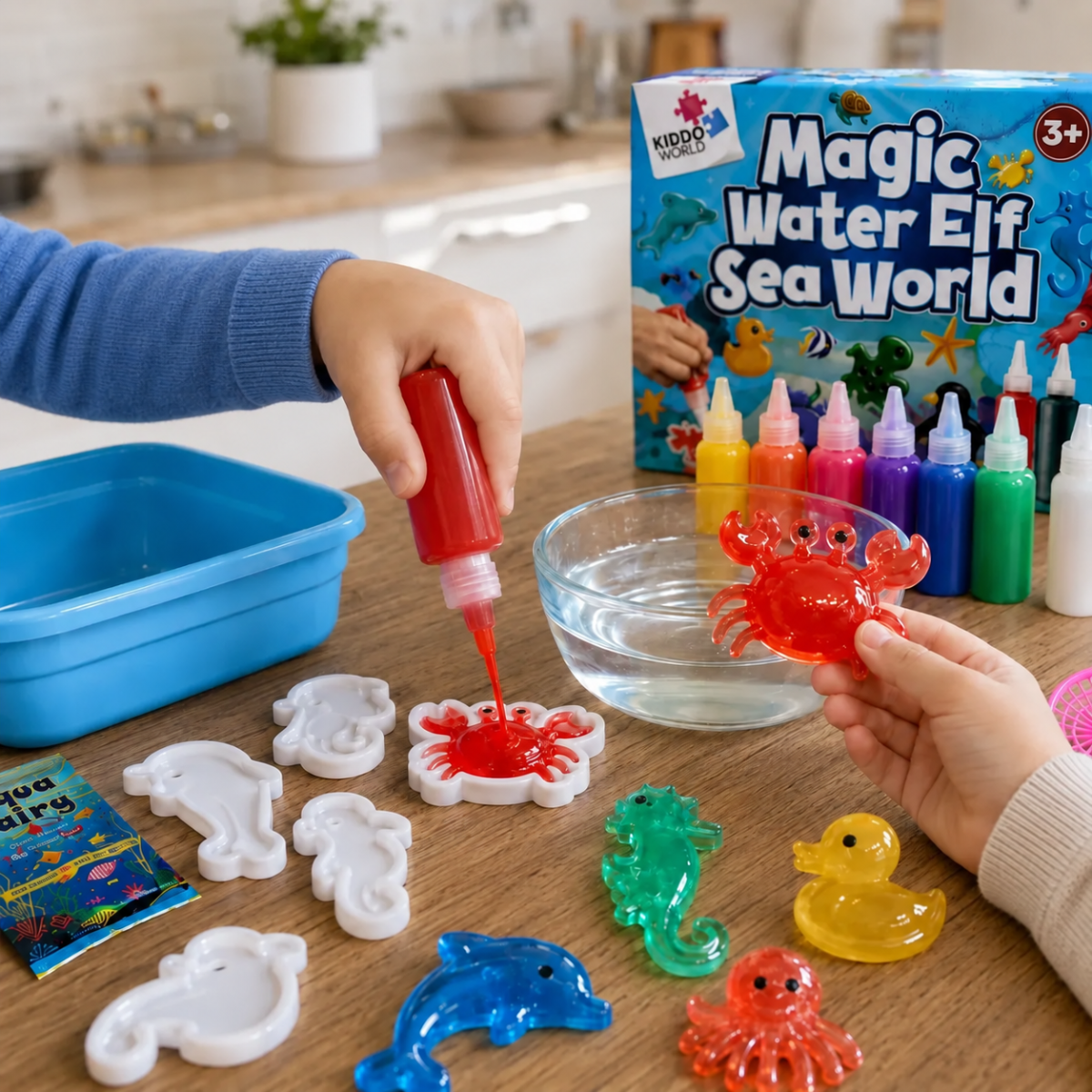 Magic Water Squishies – δημιουργικό σετ για την κατασκευή 3D φιγούρων | 3+ ετών