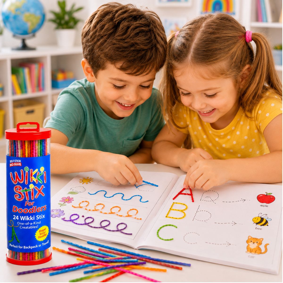 Wikki Stix: Μεγάλο e-book δραστηριοτήτων (30 σελίδες και 40 εργασίες)