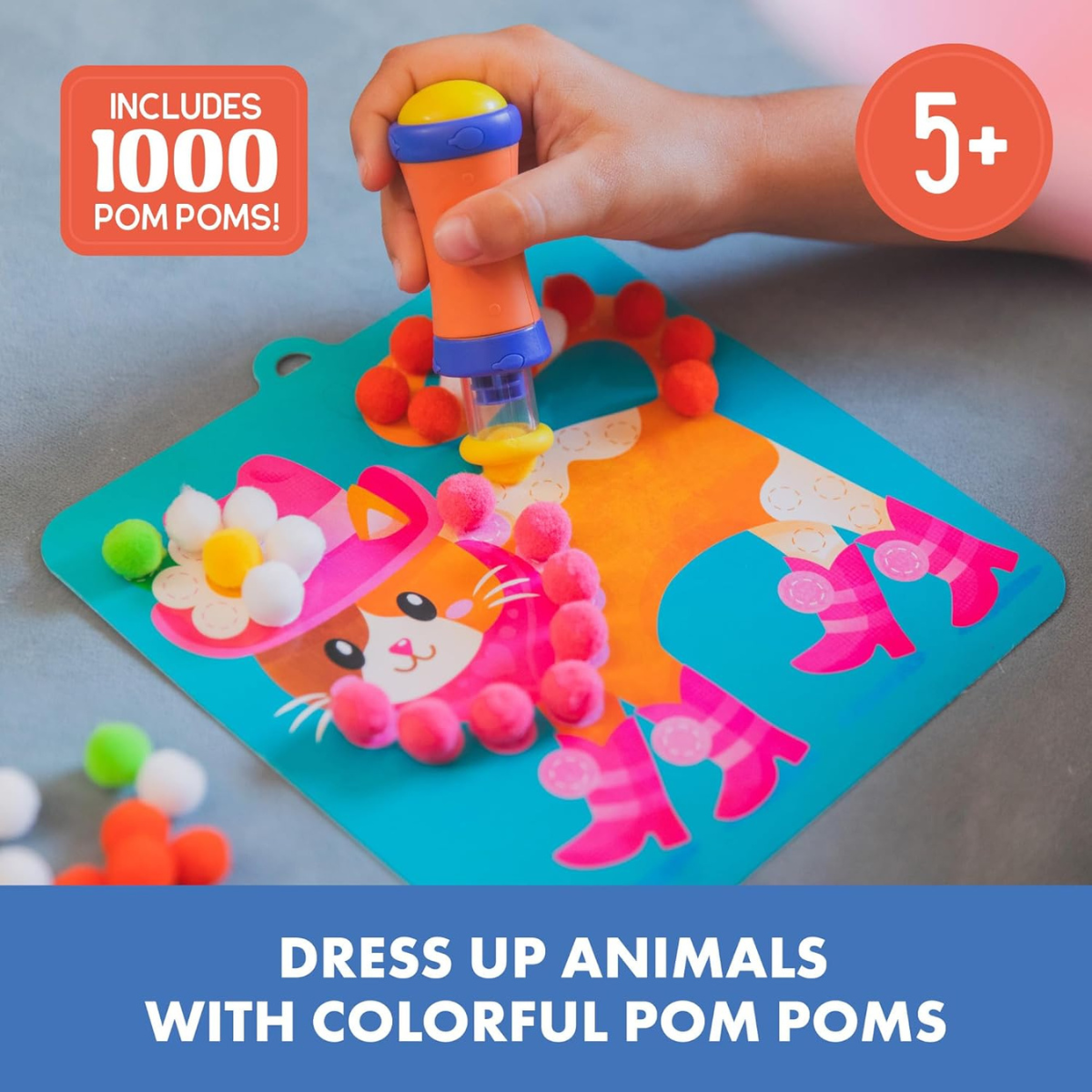 Crafty Pom Pom Kit – Το Σετ για Αφράτη Δημιουργία
