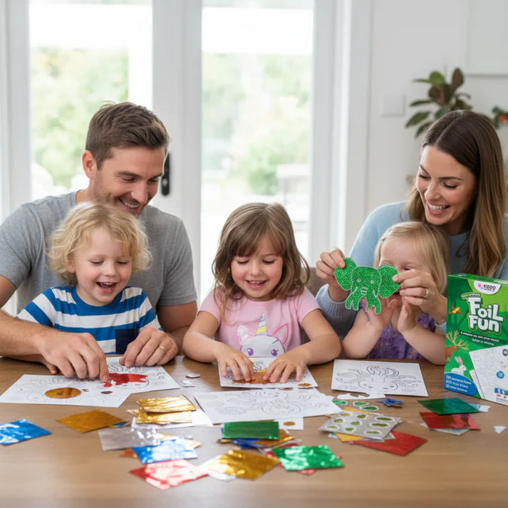 Δημιουργικό Πακέτο 2+1 ΔΩΡΕΑΝ | Σετ Tufting + Σετ Pom Pom + Foil Fun | Για παιδιά ηλικίας 6+