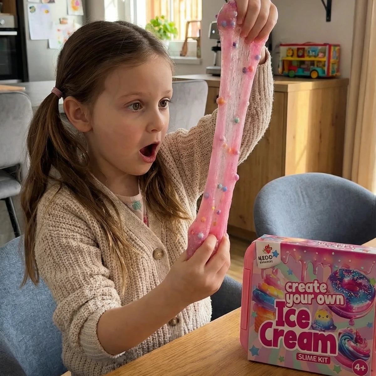 Ice Cream Slime – φτιάξε slime που μοιάζει και μυρίζει σαν αληθινό παγωτό! (4+ ετών)
