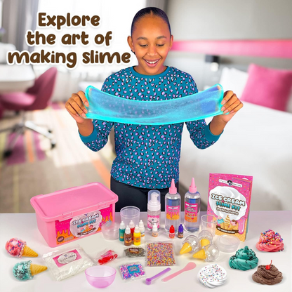 Σετ Fluffy Slime με γκλίτερ και αξεσουάρ (6+ ετών)