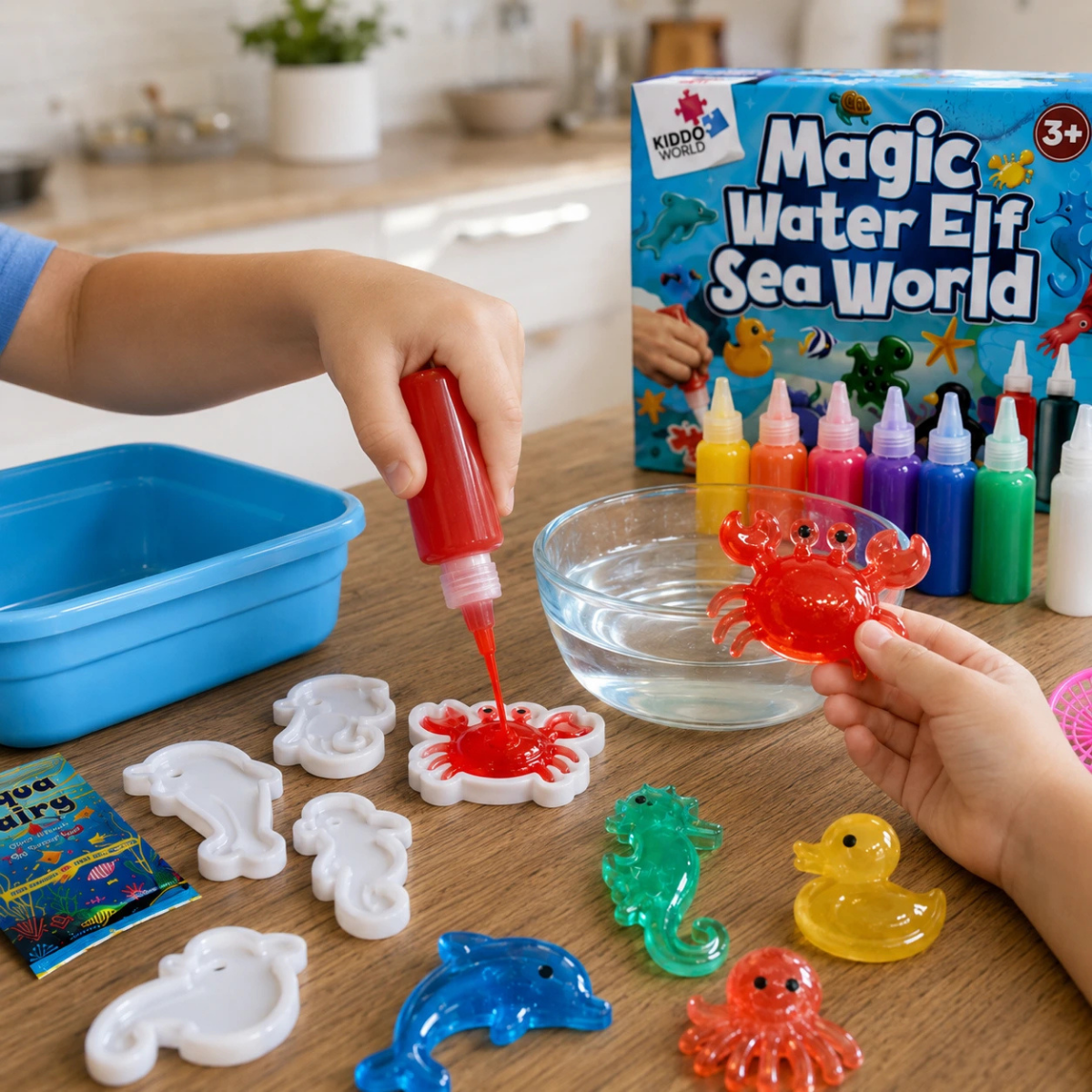 ΠΑΚΕΤΟ TOPSELLER: Magic Water Squishies & Pom Pom Kit