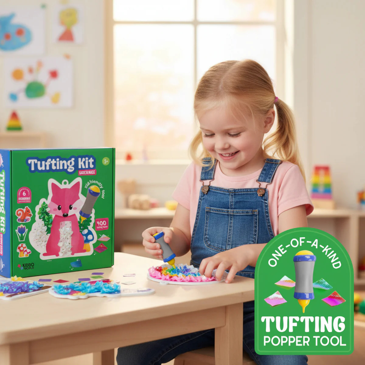 ΑΠΟΛΥΤΟ ΔΗΜΙΟΥΡΓΙΚΟ ΠΑΚΕΤΟ: Pom Pom Kit, Tufting Kit & Foil Fun Πριγκίπισσες