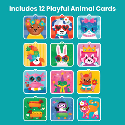 Δημιουργικό σετ Pom Pom με ζώα