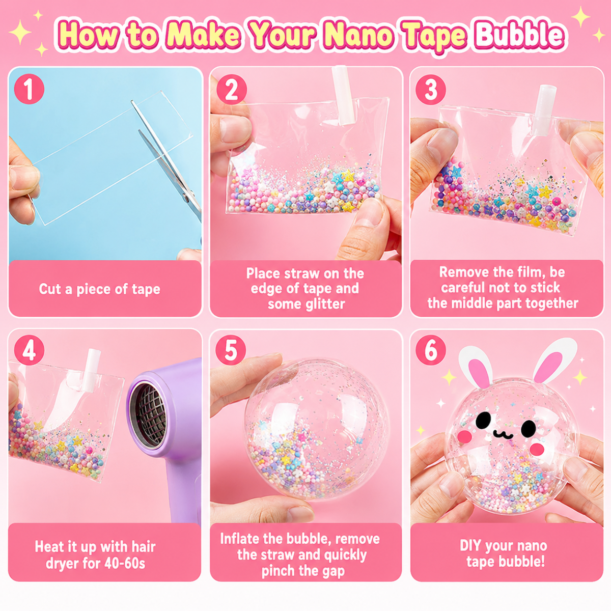 DIY Bubble Squishies Kit 41 τεμαχίων (4+ ετών)