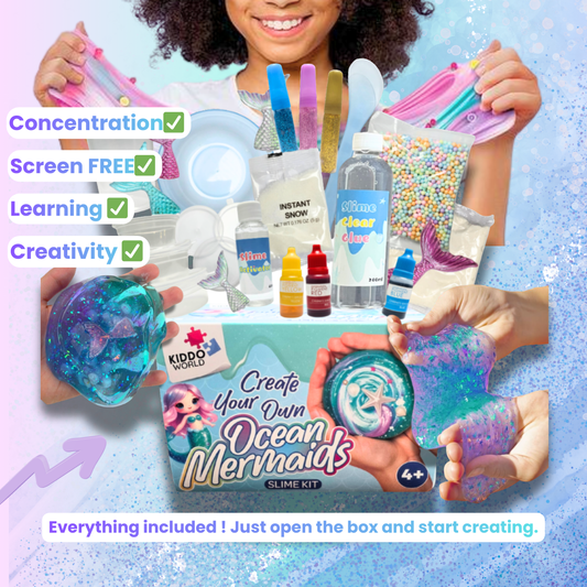 Σετ Δημιουργικού SLIME 19 τεμαχίων | Υποβρύχιος Κόσμος