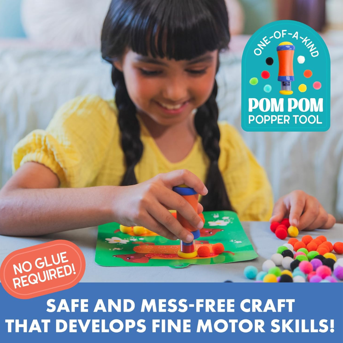 Crafty Pom Pom Kit – Το Σετ για Αφράτη Δημιουργία