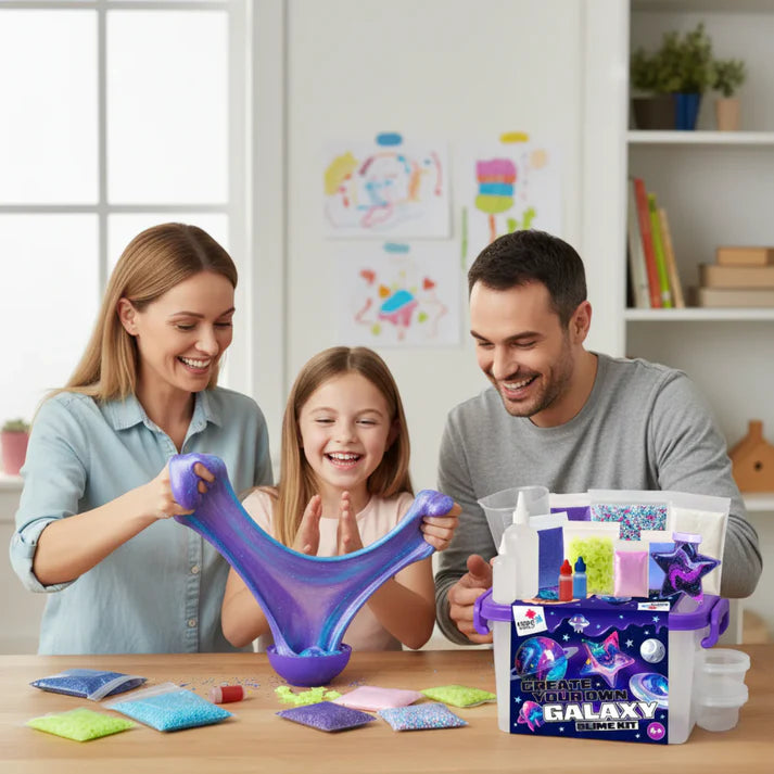Slime σετ 3 σε 1 – Galaxy Slime, Ice Cream Slime και Mermaid Ocean Slime! (4+ ετών)