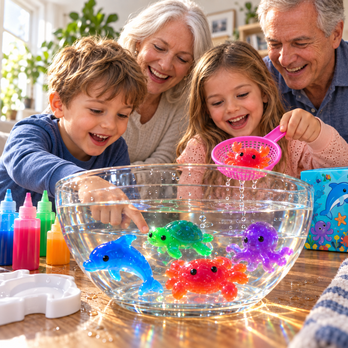 Magic Water Squishies – δημιουργικό σετ για την κατασκευή 3D φιγούρων | 3+ ετών