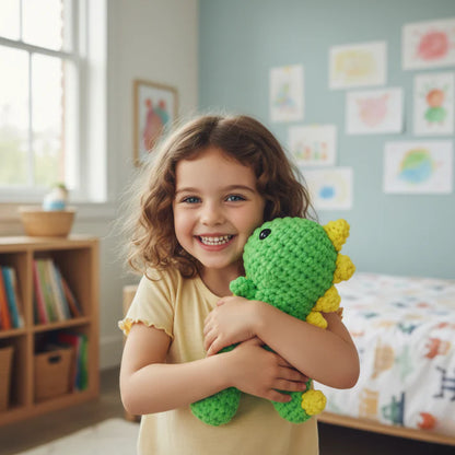 Σετ για πλέξιμο για αρχάριους | Δεινόσαυρος Όσκαρ | Κατάλληλο για 10+