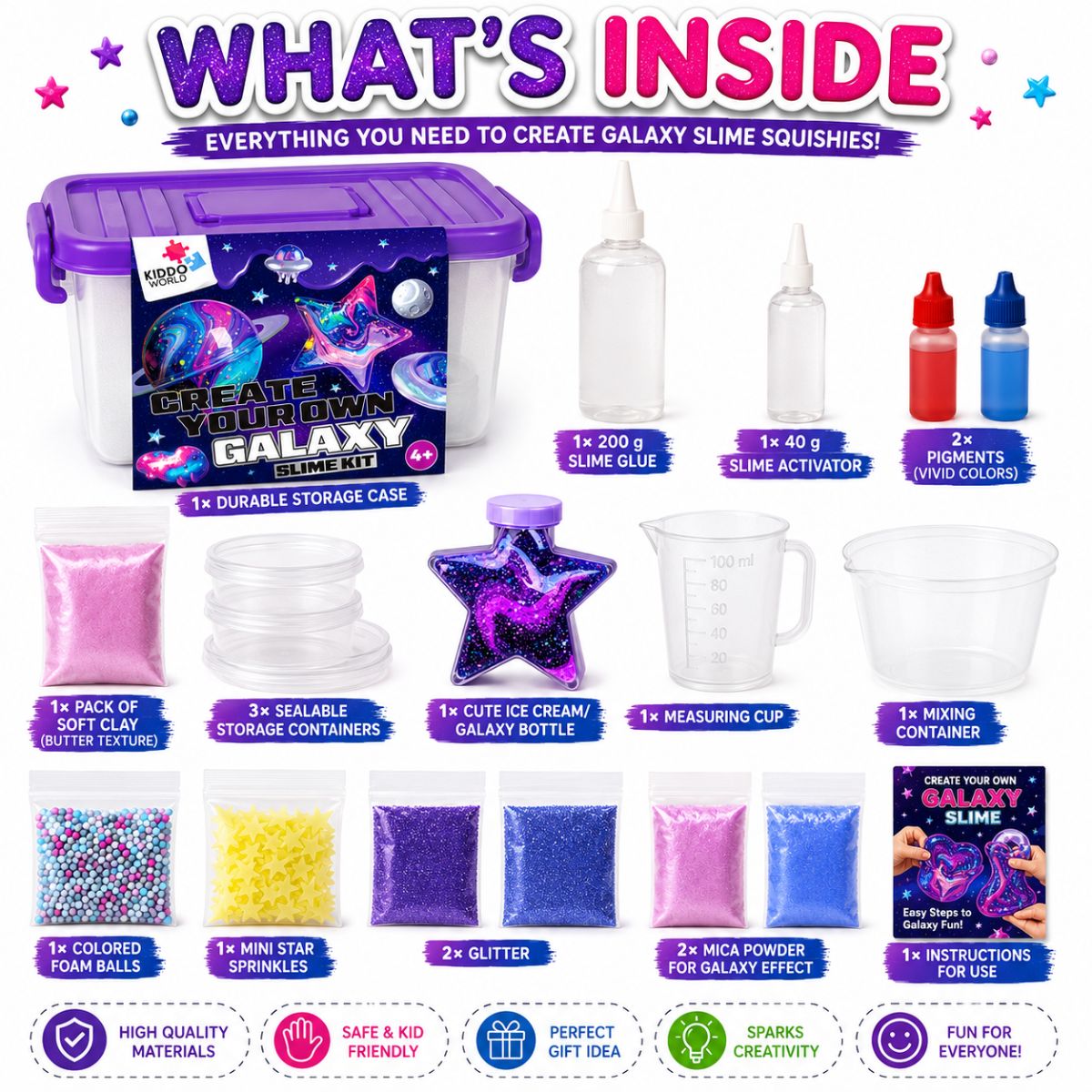 DIY Slime Squishies – Γαλαξίας (4+ ετών)