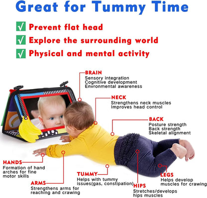 "Tummy time" αναπτυξιακό χαλάκι για παιχνίδι στην κοιλίτσα (0-12 μηνών)