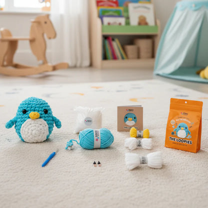 Σετ πλεξίματος για αρχάριους | Πιγκουίνος Όλι