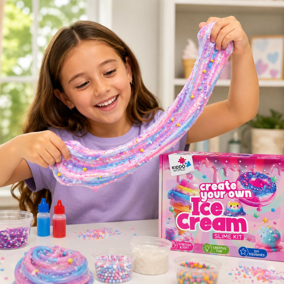DIY Slime Squishies – Παγωτό (4+ ετών)