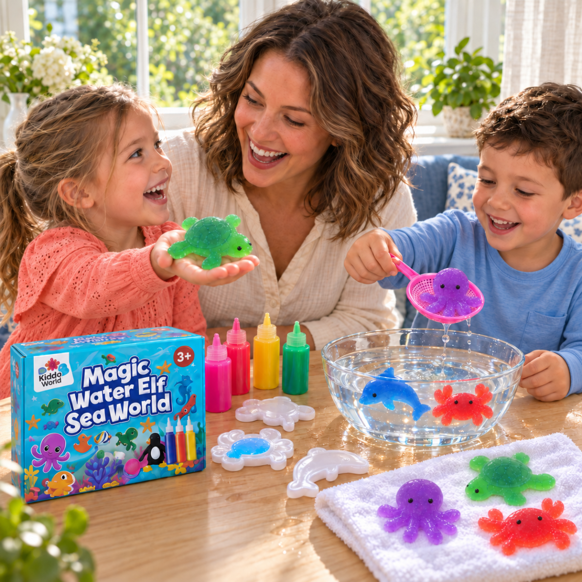 Magic Water Squishies – δημιουργικό σετ για την κατασκευή 3D φιγούρων | 3+ ετών