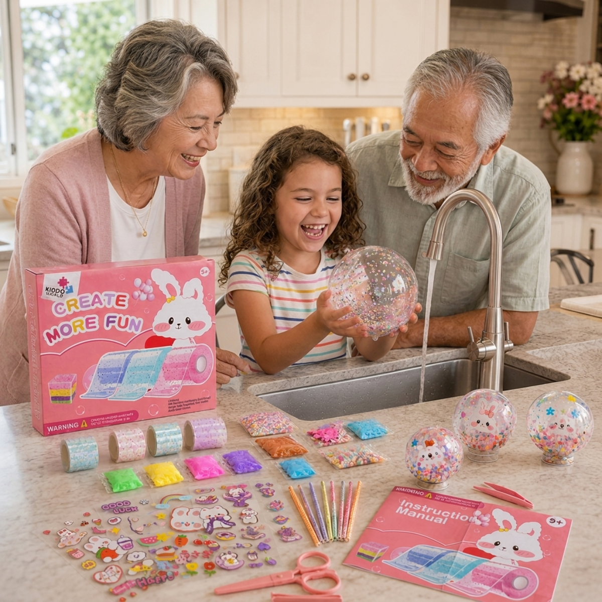 DIY Bubble Squishies Kit 41 τεμαχίων (4+ ετών)