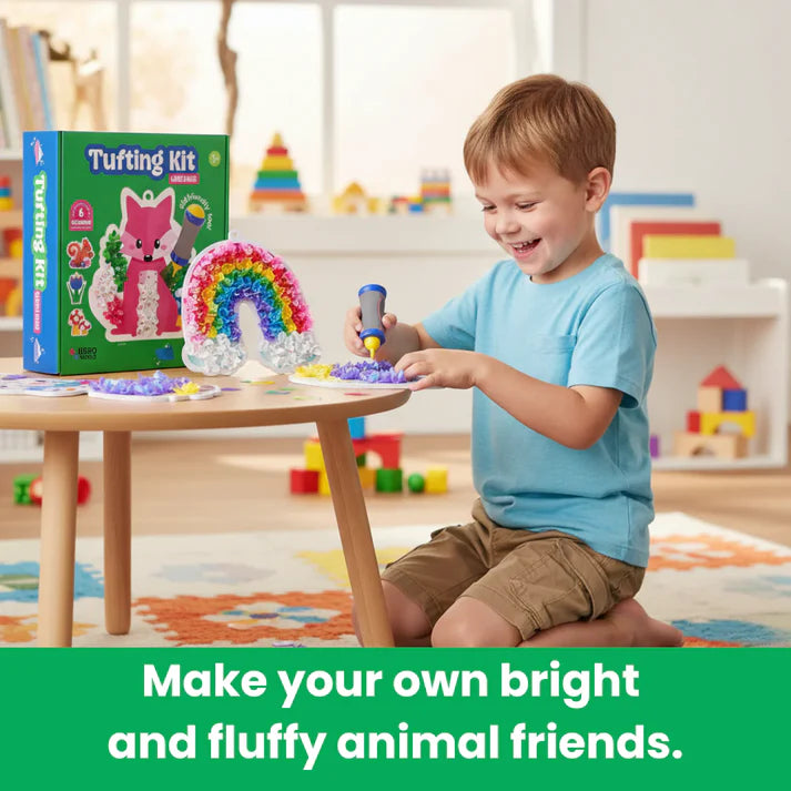 Δημιουργικό Πακέτο 2+1 ΔΩΡΕΑΝ | Σετ Tufting + Σετ Pom Pom + Foil Fun | Για παιδιά ηλικίας 6+