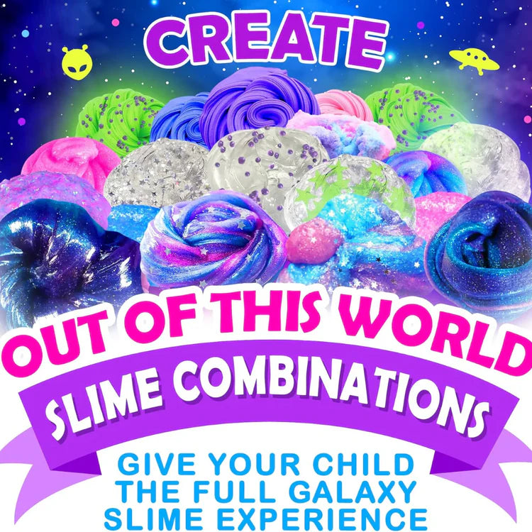 Slime σετ 3 σε 1 – Galaxy Slime, Ice Cream Slime και Mermaid Ocean Slime! (4+ ετών)