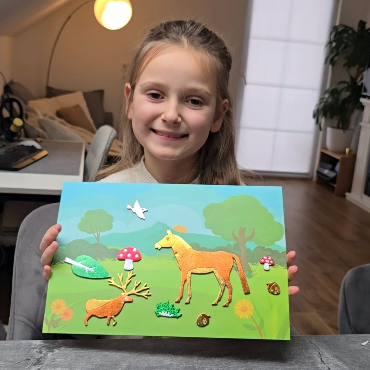 Foil Fun: Κόσμος των Ζώων | Δημιουργικό σετ χωρίς ακαταστασία (για παιδιά 4–9 ετών)