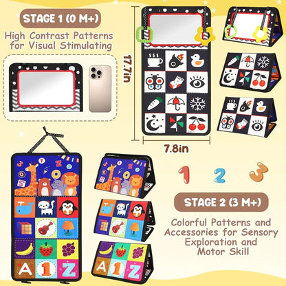 "Tummy time" αναπτυξιακό χαλάκι για παιχνίδι στην κοιλίτσα (0-12 μηνών)