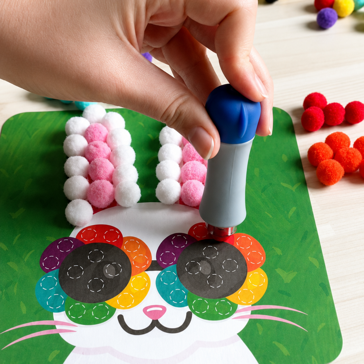 ΑΙΣΘΗΤΗΡΙΑΚΟ ΔΗΜΙΟΥΡΓΙΚΟ ΠΑΚΕΤΟ: Pom Pom Kit & Tufting Kit