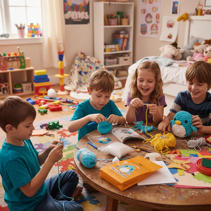 Σετ πλεξίματος για αρχάριους | Πιγκουίνος Όλι