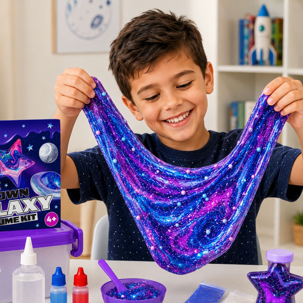DIY Slime Squishies – Γαλαξίας (4+ ετών)