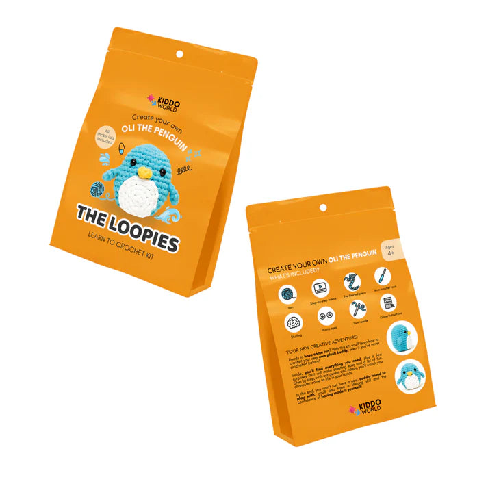 Σετ πλεξίματος για αρχάριους | Πιγκουίνος Όλι