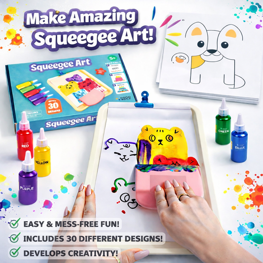 Squeegee Art | Μαγικό Σετ Ζωγραφικής